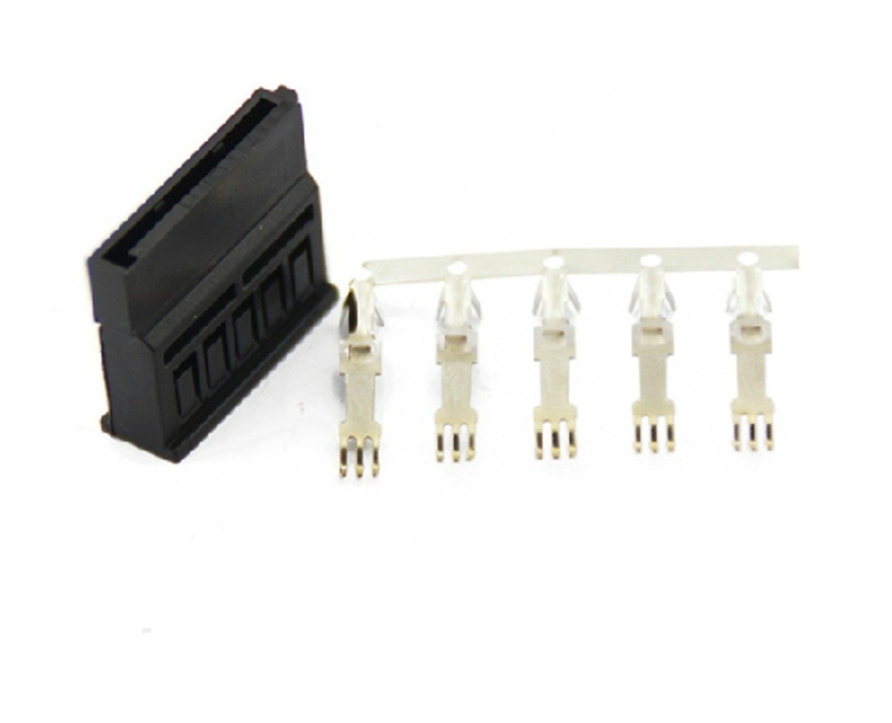 5pcs sata interface plug power socket