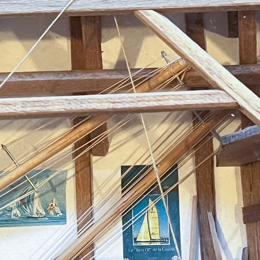 Patrick Richard LA RUÉE VERS L'ART Shipyard Handmade Shadowbox Diorama