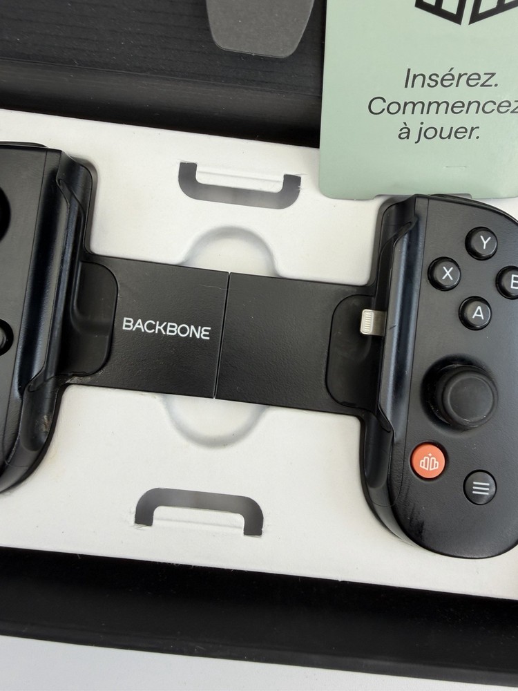 BACKBONE One - Gen 2 - Black - Lightning Port Mobile Gaming Controller, Black