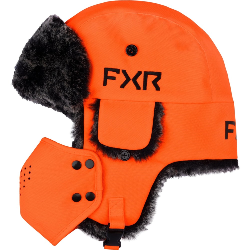 FXR Trapper Hat Safety Orange