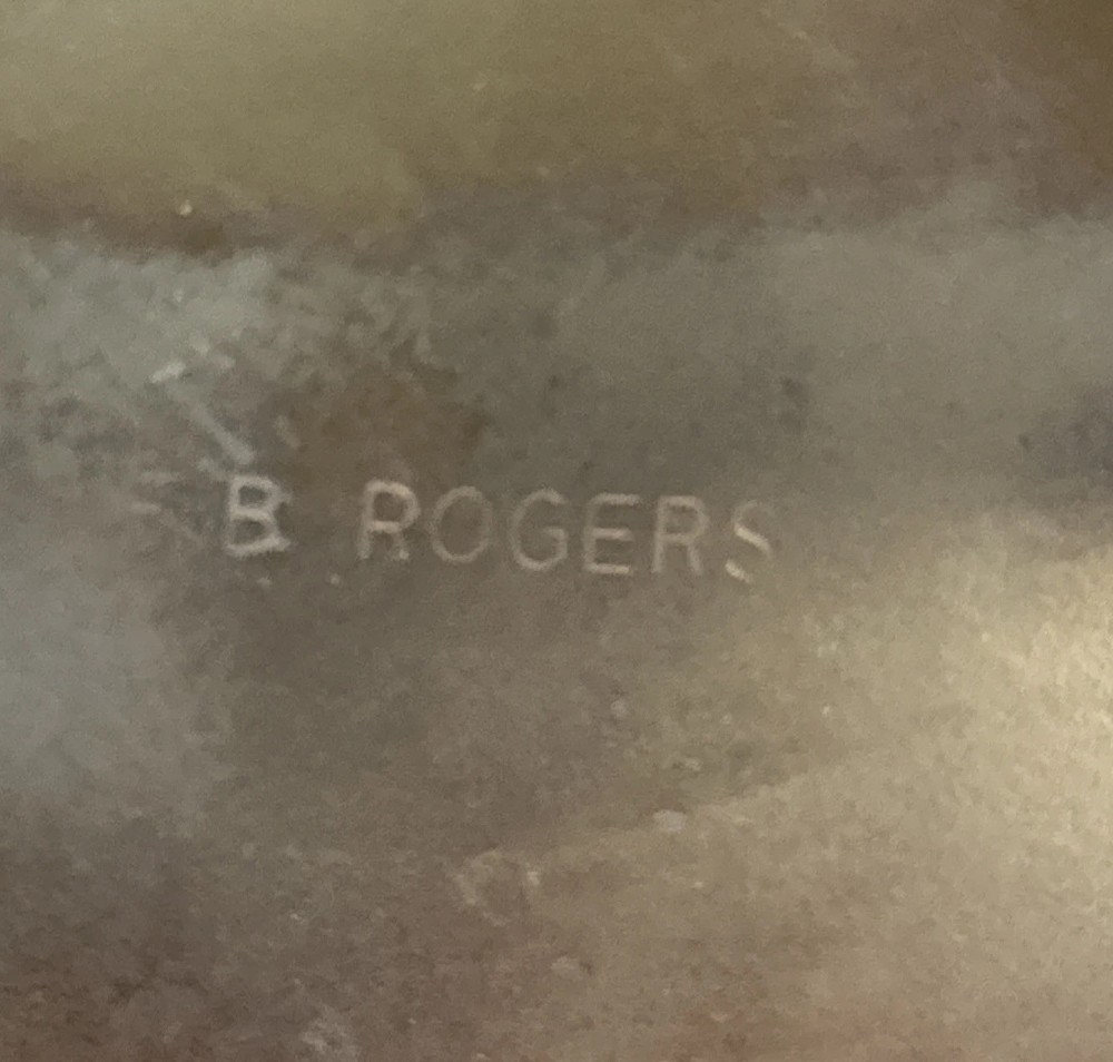 F.B. Rogers Silver Co Silver Plate Footed Pitcher 8.5” Tall