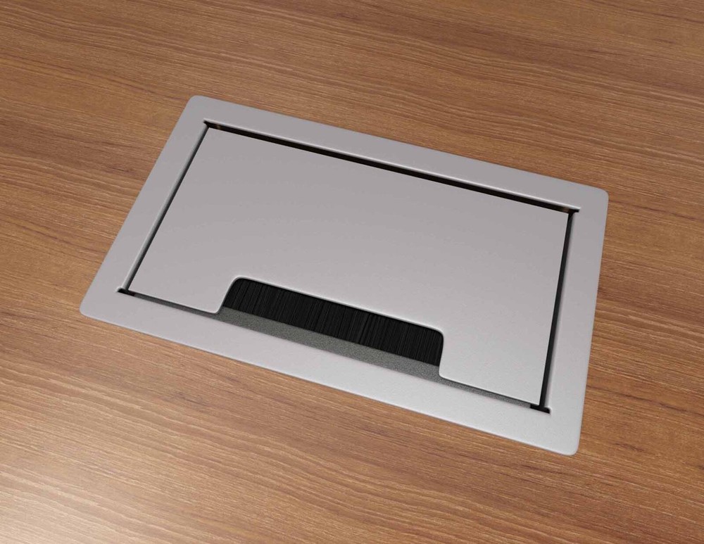 Group Dekko Villa silver 2 power + 2 open data port power module