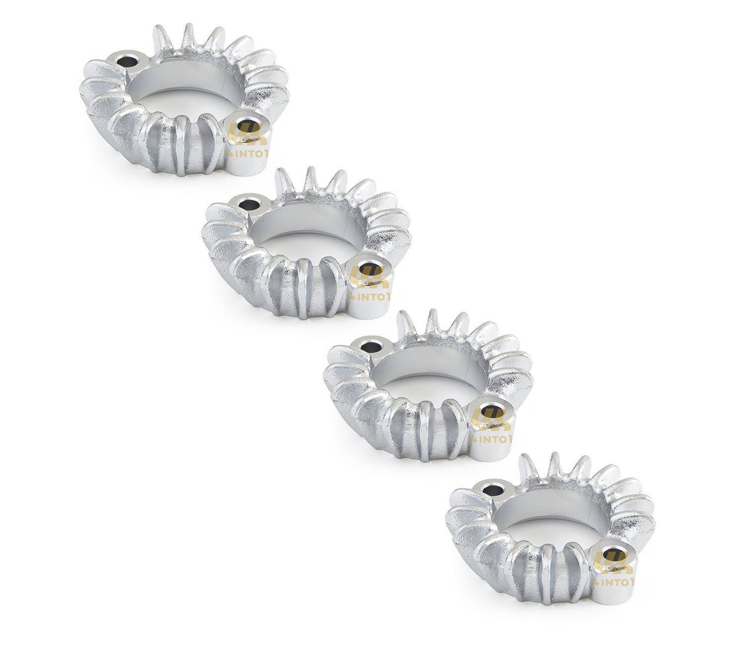 Chrome Exhaust Flange - Set of 4 - 18231-333-010 - Honda CB350F CB400F CB550K