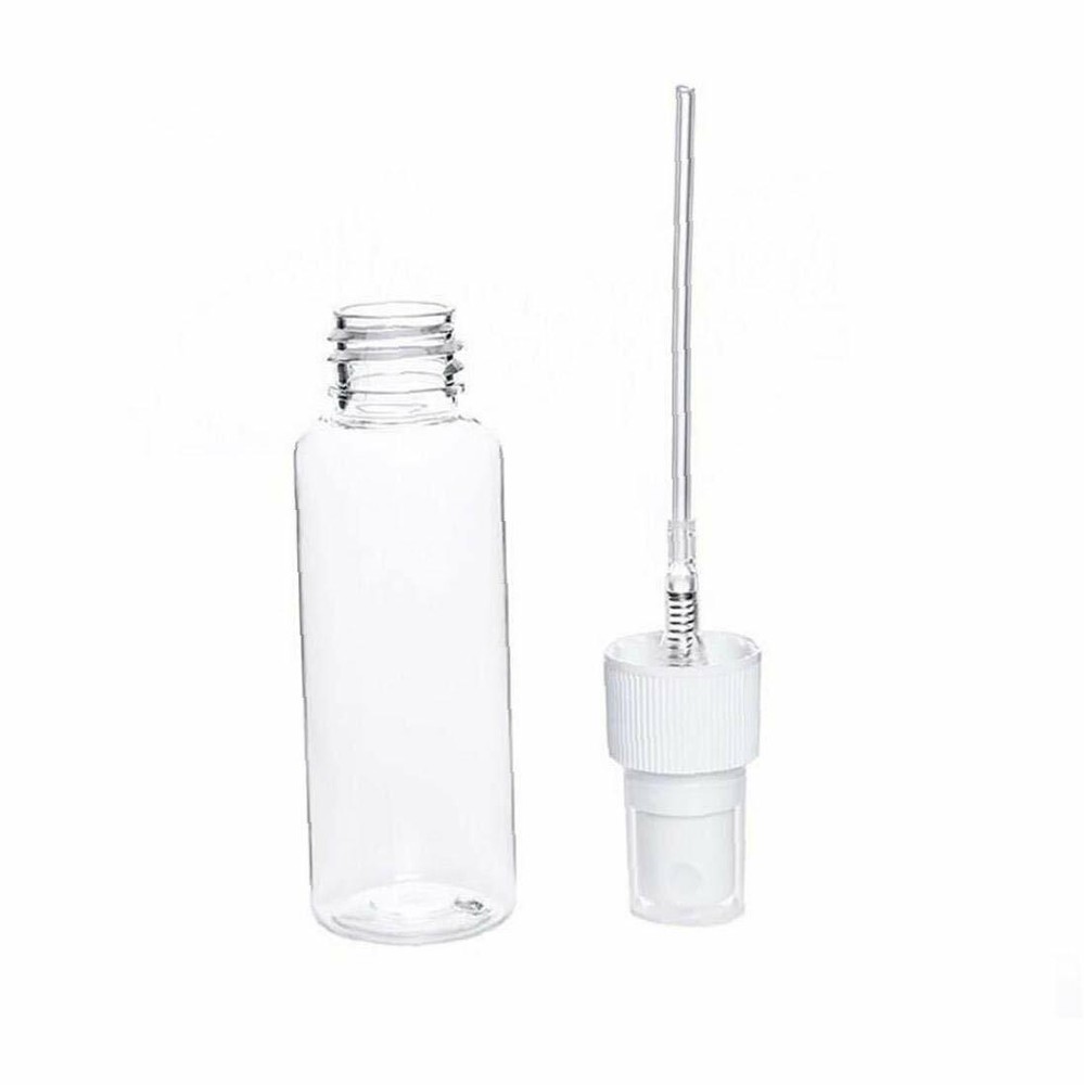 6Pack 100ml Travel Spray Bottle Plastic Transparent Perfume Empty Atomize 3.5oz