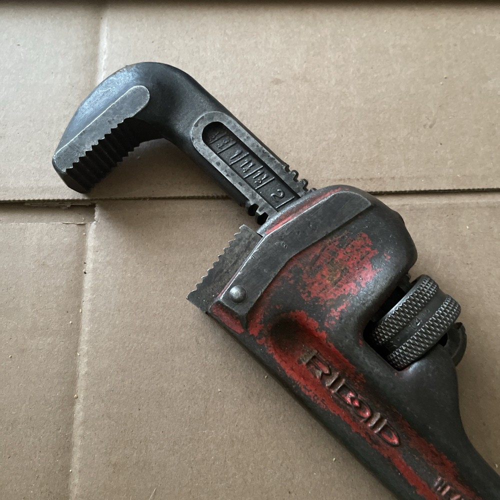 Ridgid Pipe wrench 14" heavy duty preowned