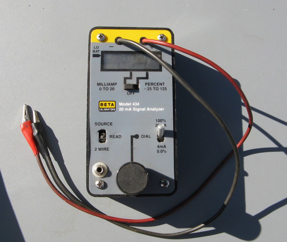 Beta Calibrators Model 434 20 mA Signal Analyzer