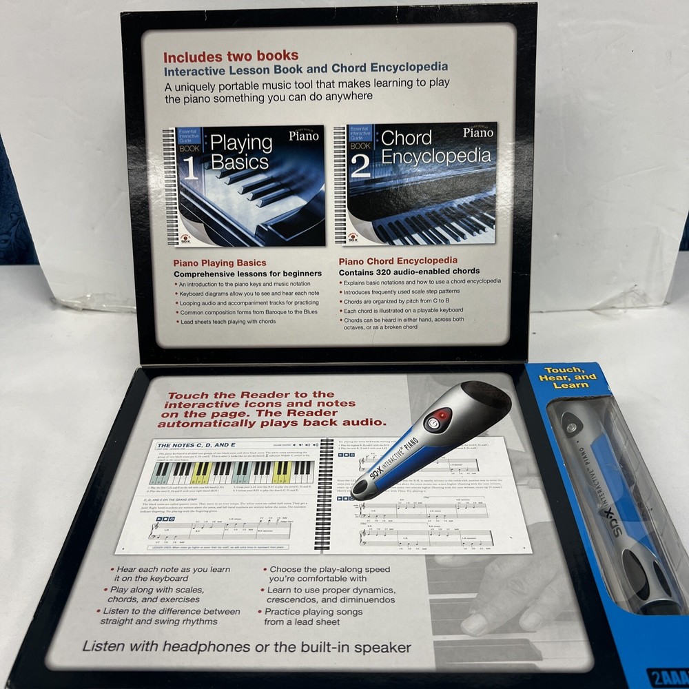 Essential Interactive Piano Guide/ Learn to Play SD-X Interactive Reader Openbox