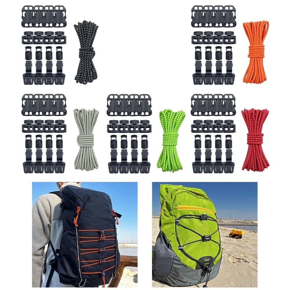 Backpack Bungee Cord Upgrade Kit Multifunctional Increased Storage Capacity