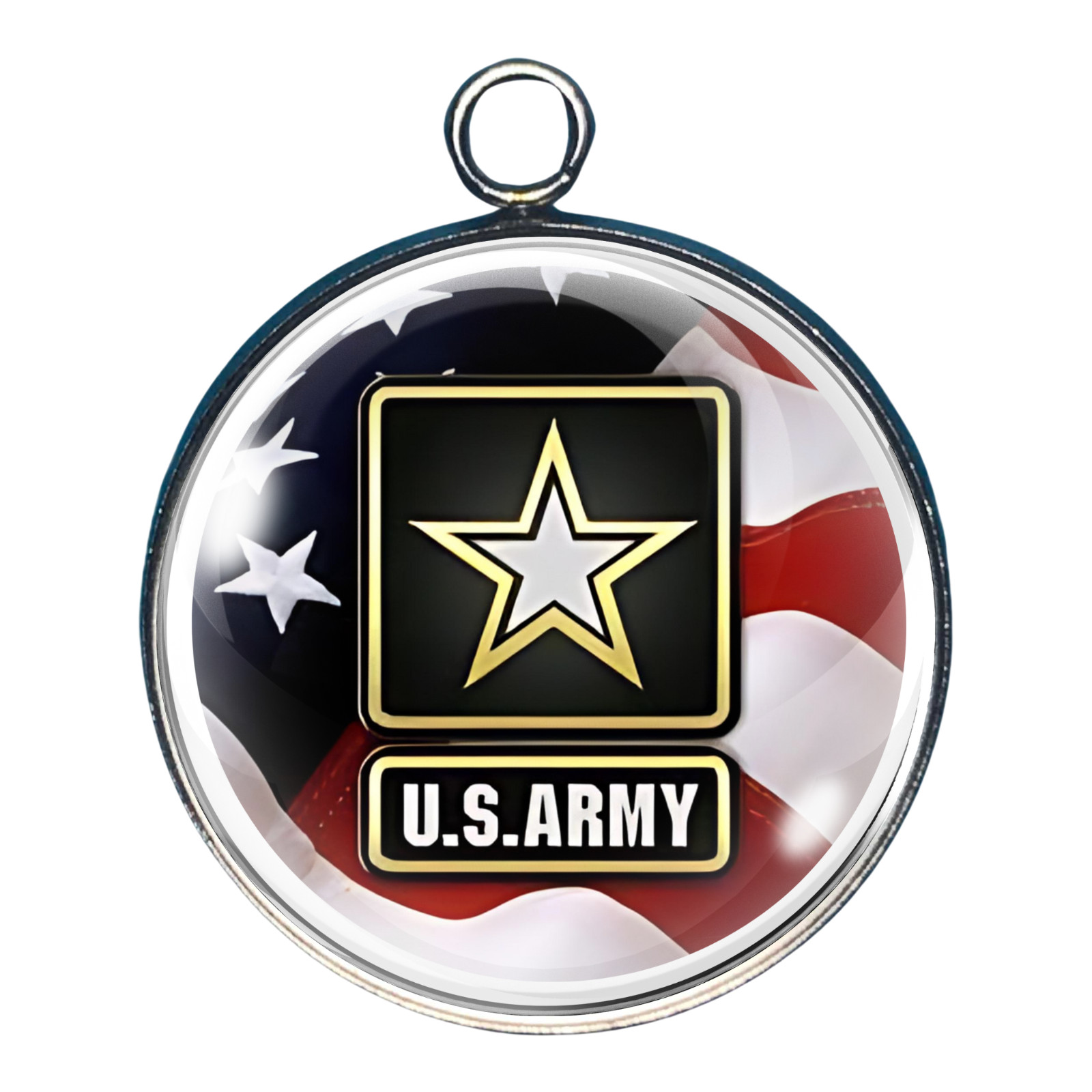 Military Logo Charms. Army, Navy, Air Force, Marines, Space Force