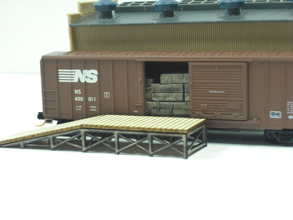 N Scale **LASER CUT ** Custom ** Loading Dock Kit
