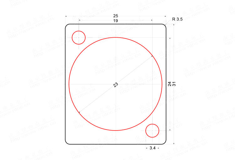 Panel mount CAT6 RJ45 connector mounting