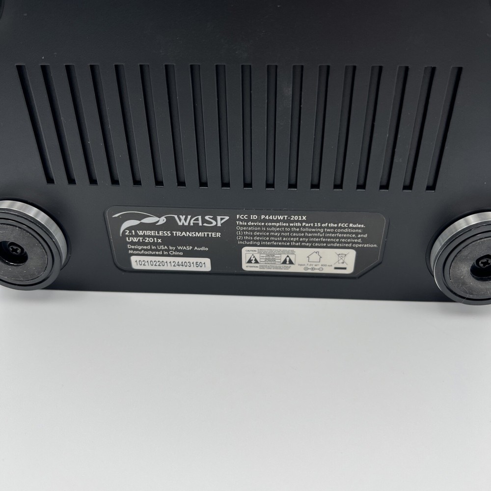 Wasp Audio 2.1 Wireless Transmitter uwt-201x W/ Power Cord