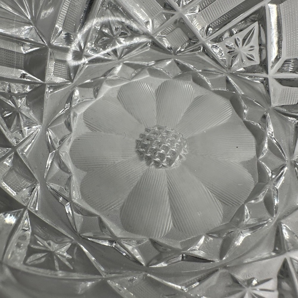 Heavy Glass Ashtray 6”