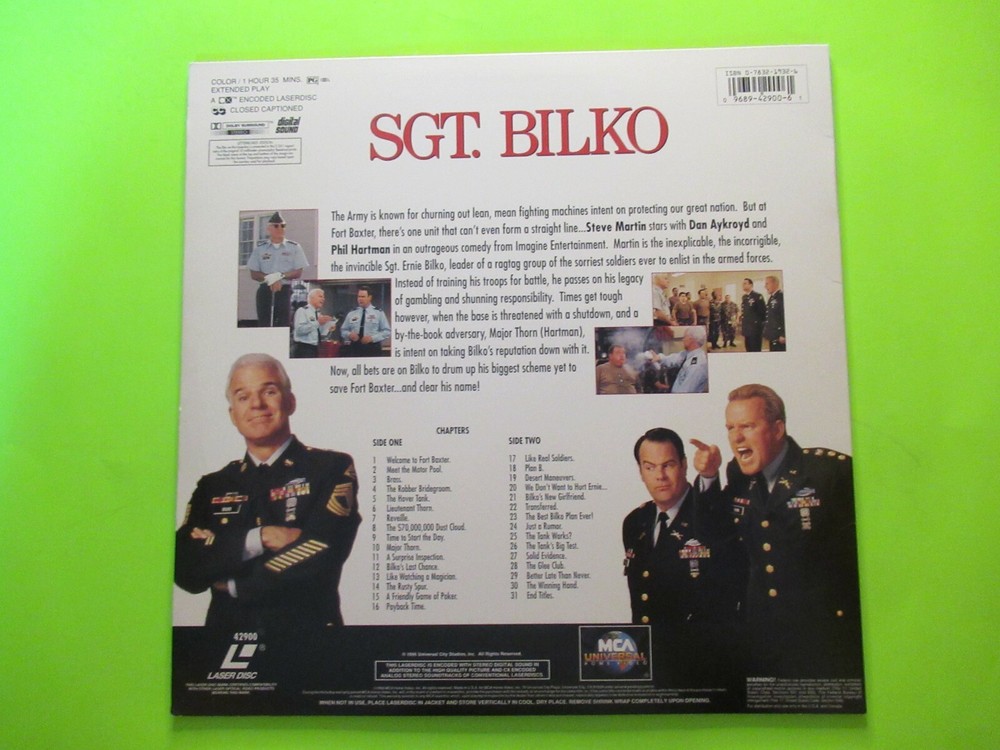 SGT BLINKO LASERDISC