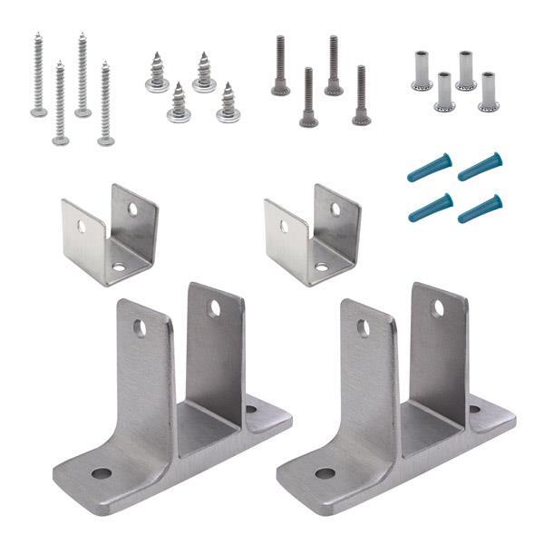 JACKNOB 15020 PACK For  7/8" Thick Panel TWO EAR ,Chrome Finish