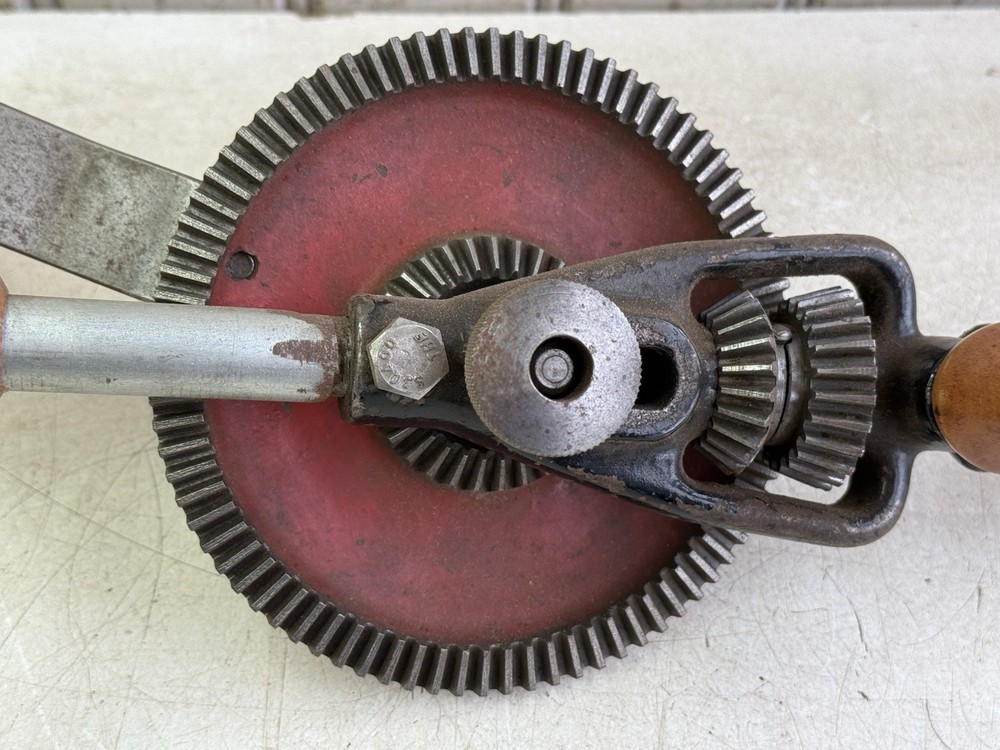 Mohawk Shelburne 2 Speed Hand Drill Reworked Used / Chuck Doesn't Close Complete