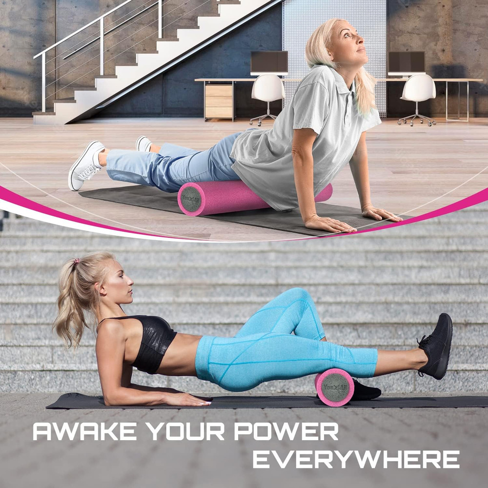 High-Density EPP round Back Roller Foam, Exercise Foam Roller for Yoga, Pilates
