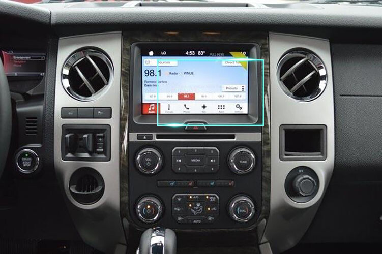 Crystal Clear Screen Protector for 2016 Ford Expedition Vehicle Navigation