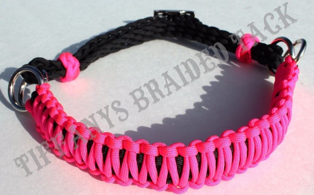 side pull hackamore attachment hot pink all size black or brown chinstrap