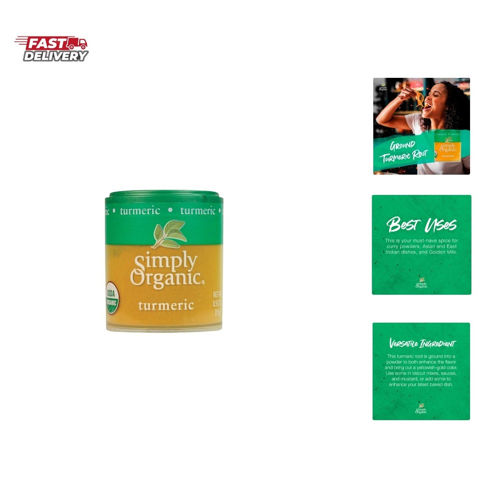 Mini Ground Turmeric, .53 oz