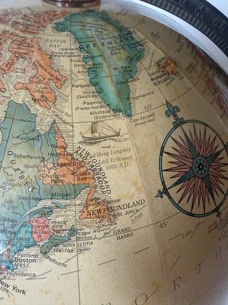 Marin Replogle 16 world classic series globe vintage