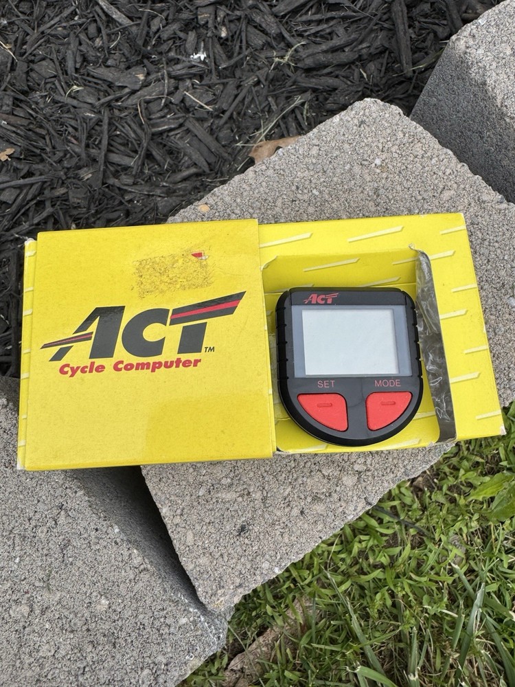 NOS Vintage ACT Cycle Computer Bicycle Tracker