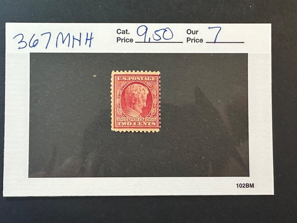 Scott #  367  MNH    2024 Scott Catalogue Value $ 9.50