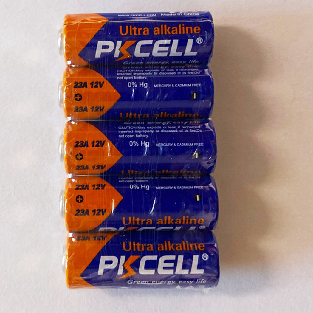5Pcs 12V A23 Batteries 23A 21/23 MN21 L1028 LRVO8 Alkaline for Doorbell PKCELL