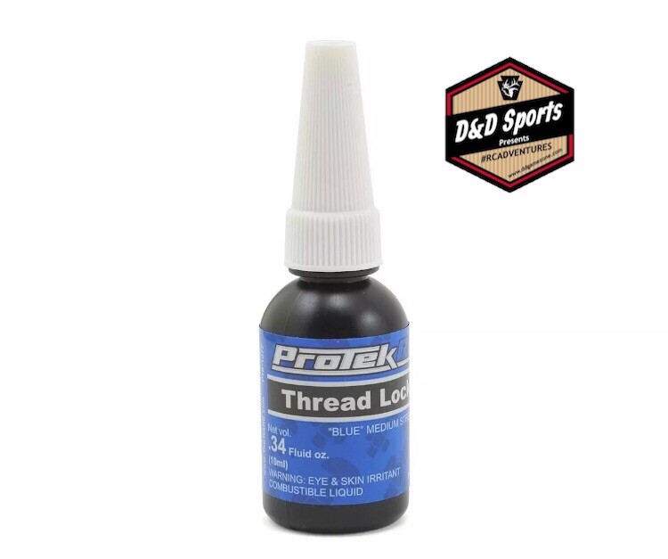 ProTek PTK-1572  RC Blue Thread Lock (Medium) (0.34oz)