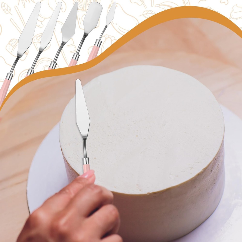 10 Pcs cake spatula set Decorating Kit Baking Supply Tools for Beginners and ...