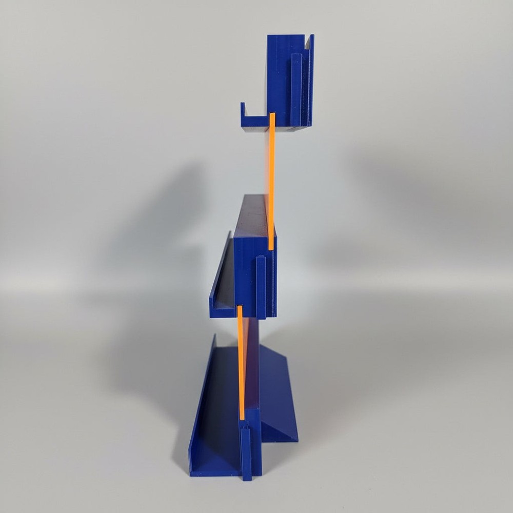 3D Printed 3 Tier Shelf Multi Card Display