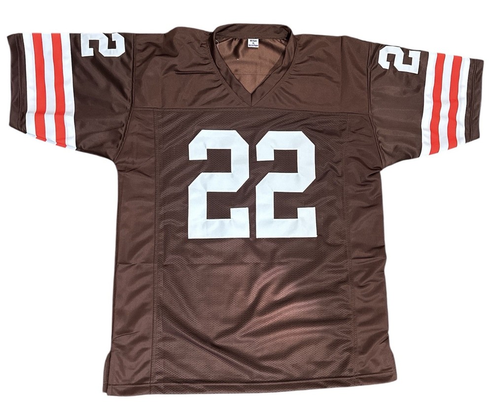 FELIX WRIGHT SIGNED AUTO CLEVELAND BROWNS CUSTOM JERSEY w/ JSA