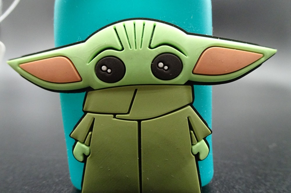 Star Wars "Grogu" Teal Hand Sanitizer Holder & EMPTY Bottle REUSEable/ReFillable