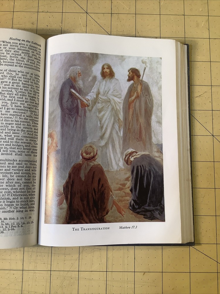1950s Copy Holy Bible With Helps Revised Standard Version Thomas Nelson EMM-AA51