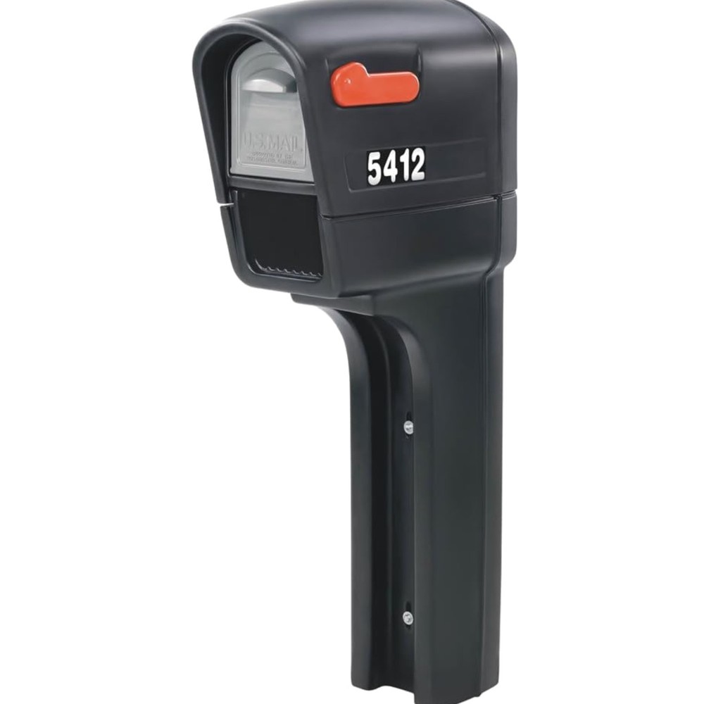 MailMaster Plus Mailbox & Post, Weather Resistant, Large Outdoor Mailboxes, M...