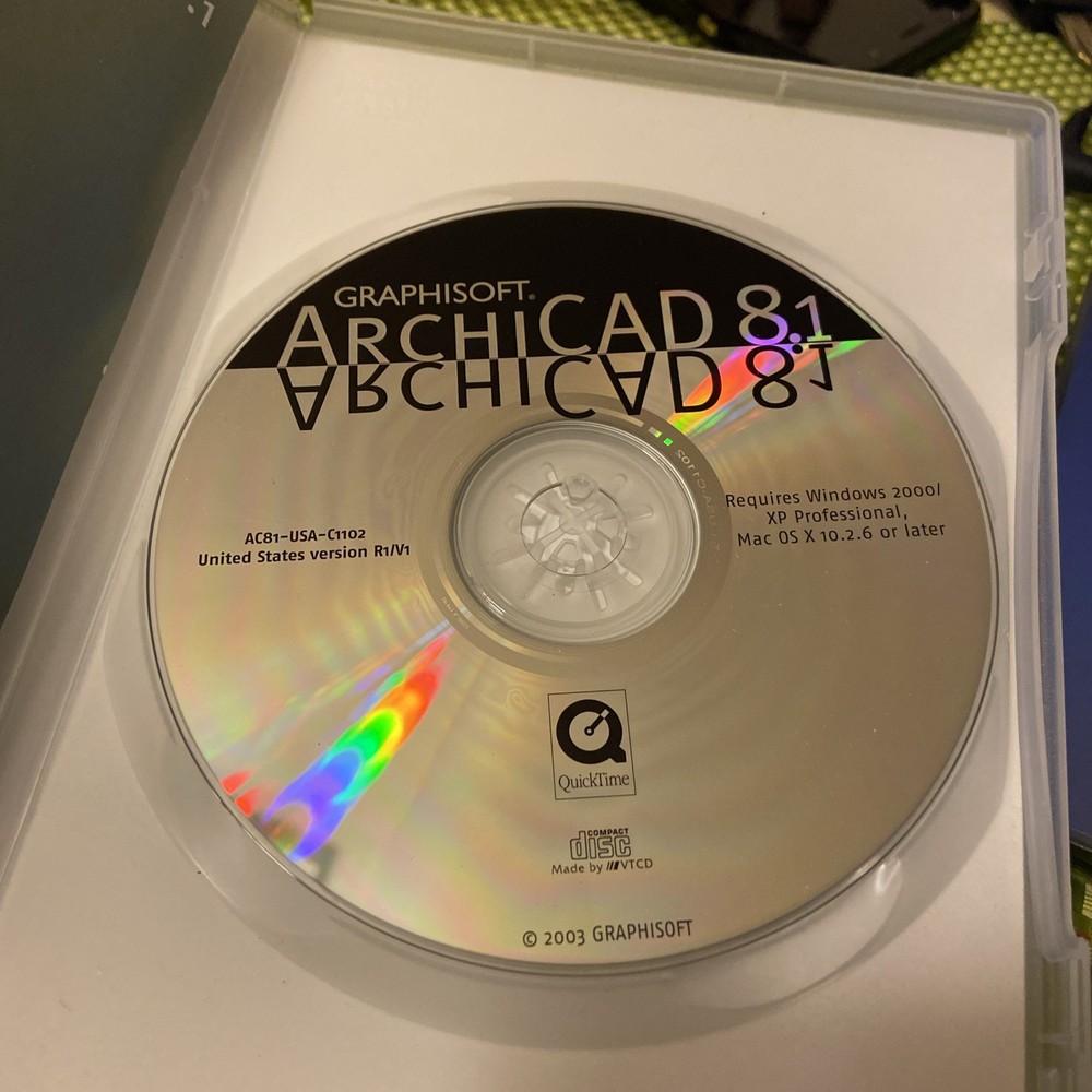 Graphisoft ARCHICAD 8.1 For Windows & Mac - See Pics For Specs