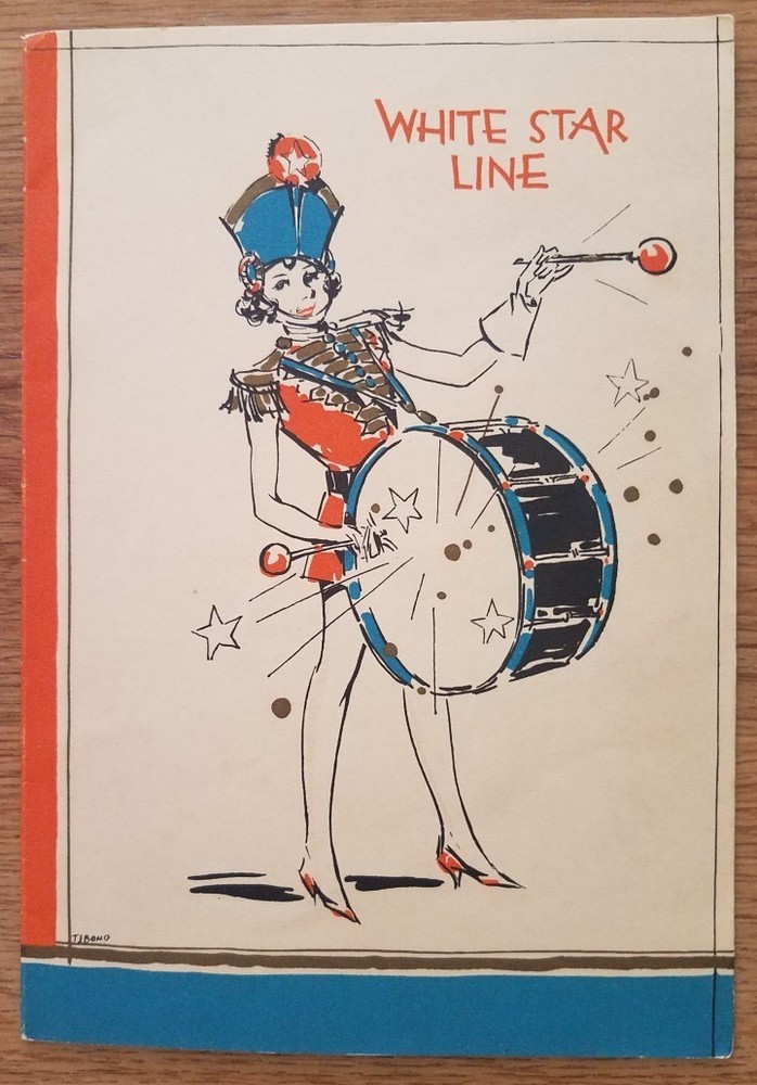 DORIC (White Star) 1932 Steamship Menu - Gala Dinner