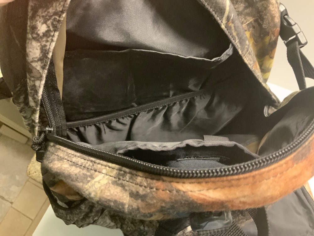 Game Winner Camo Backpack Several pockets