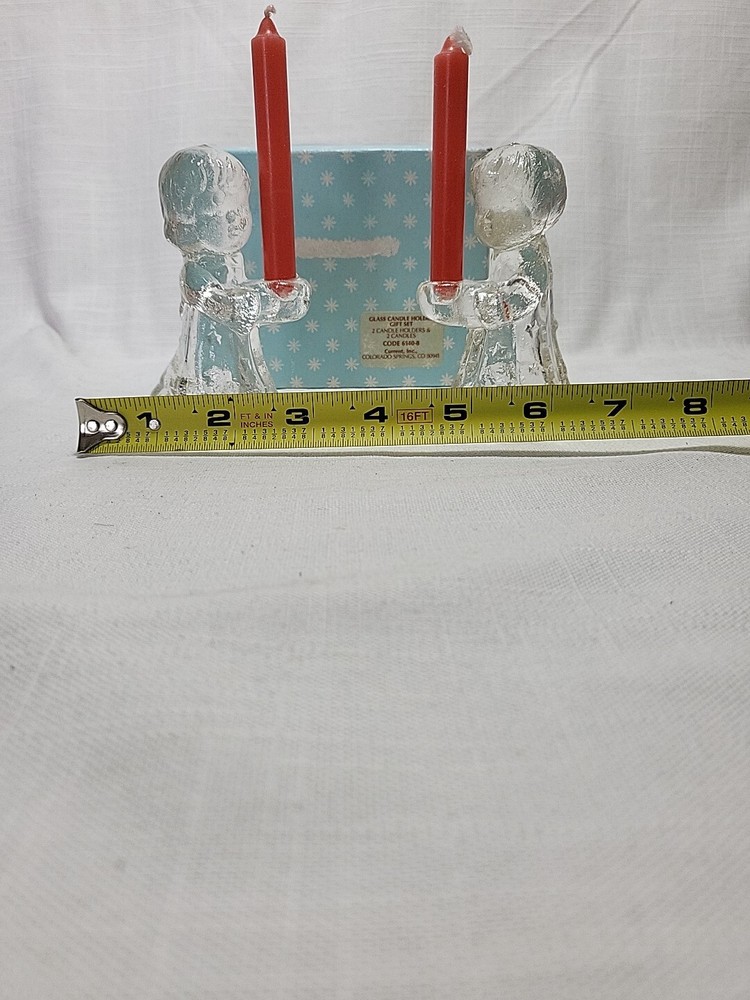 Current, Inc. Glass Children Candle Holders Code 6140-8