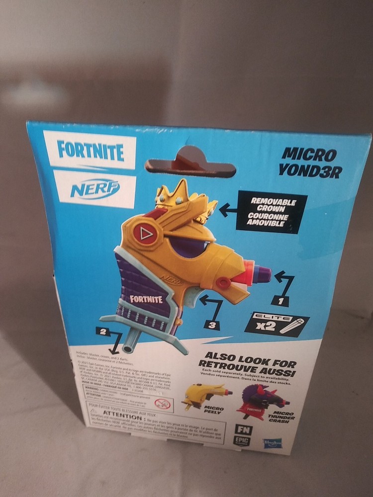NERF Fortnite Microshots Micro YOND3R Blaster New