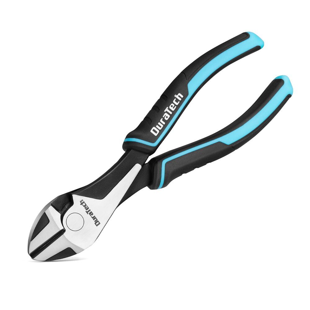 DURATECH 7" High Leverage Diagonal Cutting Plier Cr-Ni Wire Cutters Side Cutters