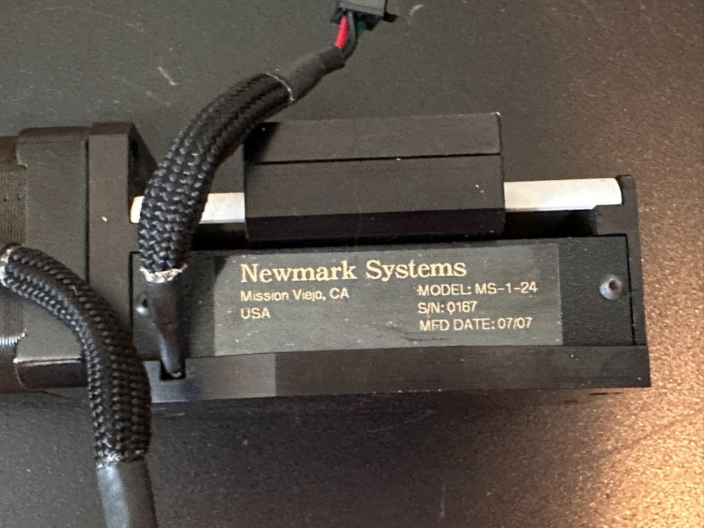 Newmark Systems MS-1-24 Microslide 1 Inch Linear Slide Axis
