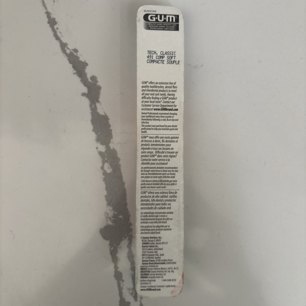 GUM Sunstar #491 Comp Soft Toothbrush