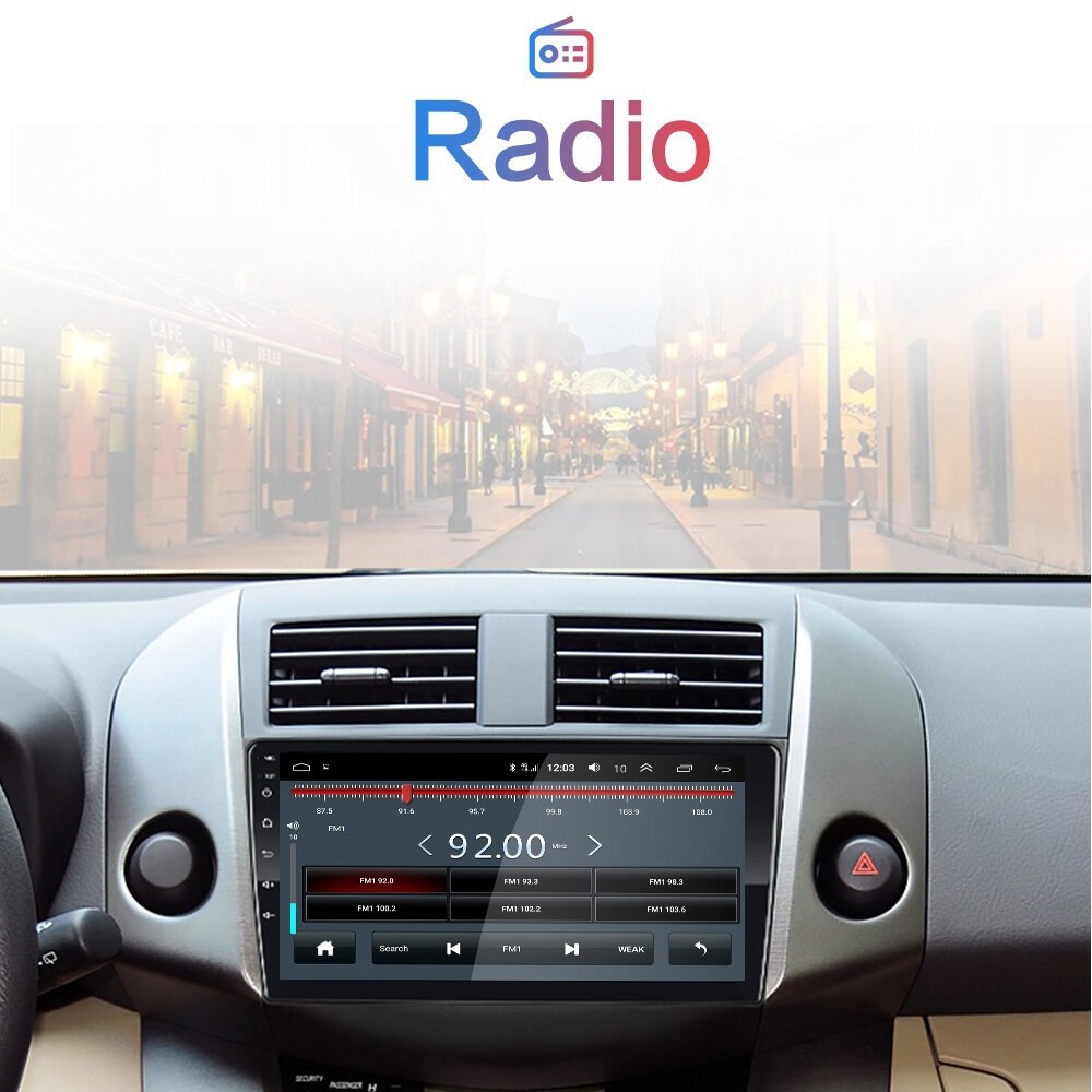 Apple Carplay For Toyota RAV4 2007-2012 Android 15 Car Stereo Radio GPS WIFI+Cam