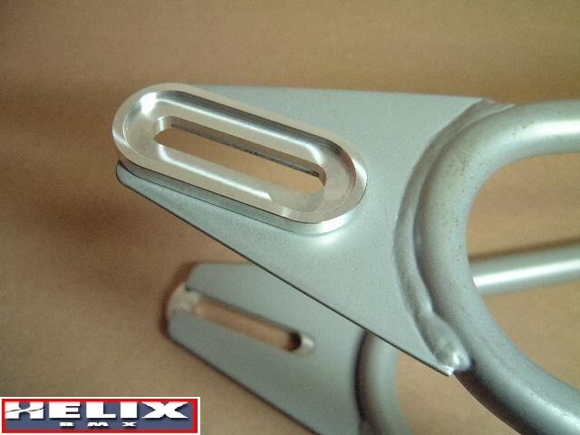 HELIX BMX DROPOUT SAVERS -Fits CRO-MO STEEL BMX & FIXED GEAR Frame w/ 3/8" Axles