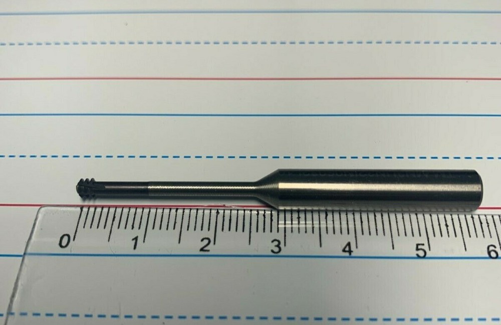 #8-32 UNC Extra long 26mm depth Thread Mills Solid Carbide Internal 3 Flute