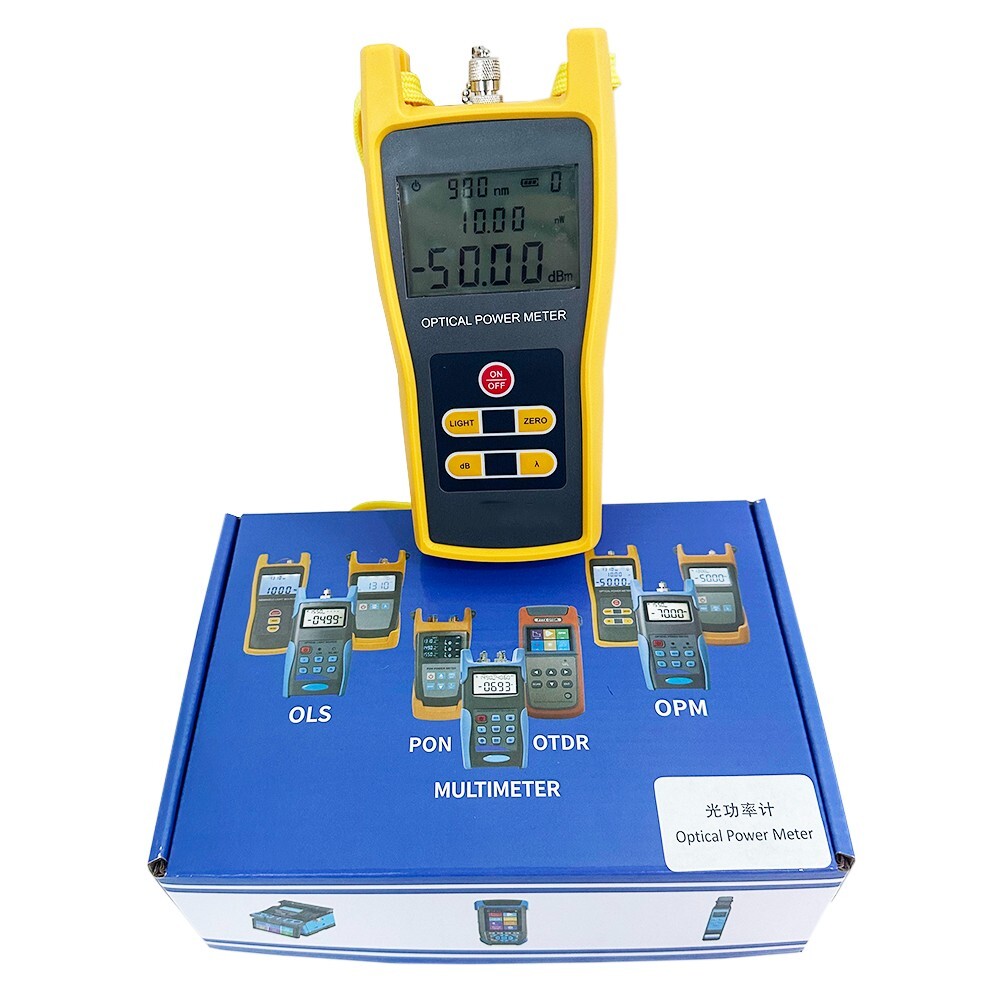 Handheld Optical Power Meter Tester Optical Power Measurements Range -70~+6 dBm
