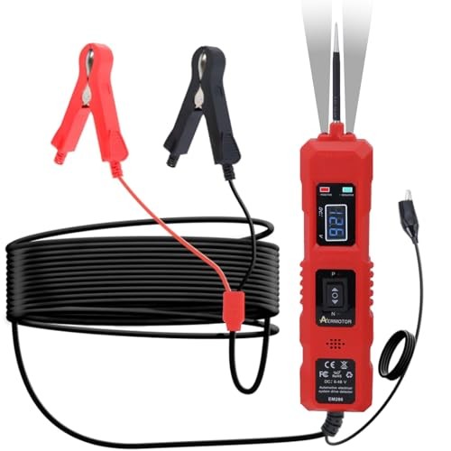 Multifunctional Car Circuit Tester Component Activation Electrical Tester 6 Red