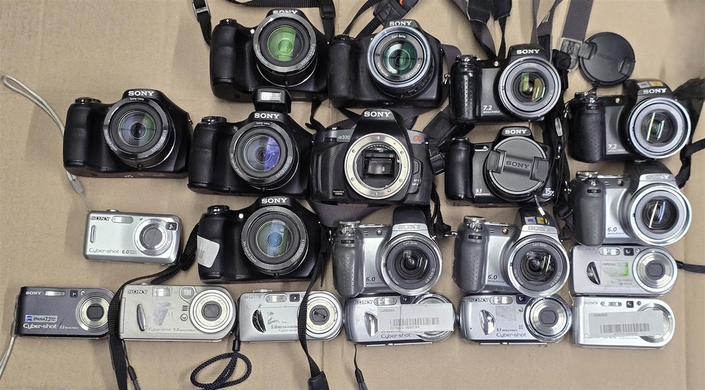 Sony Cameras Lot – 20x Mixed Models