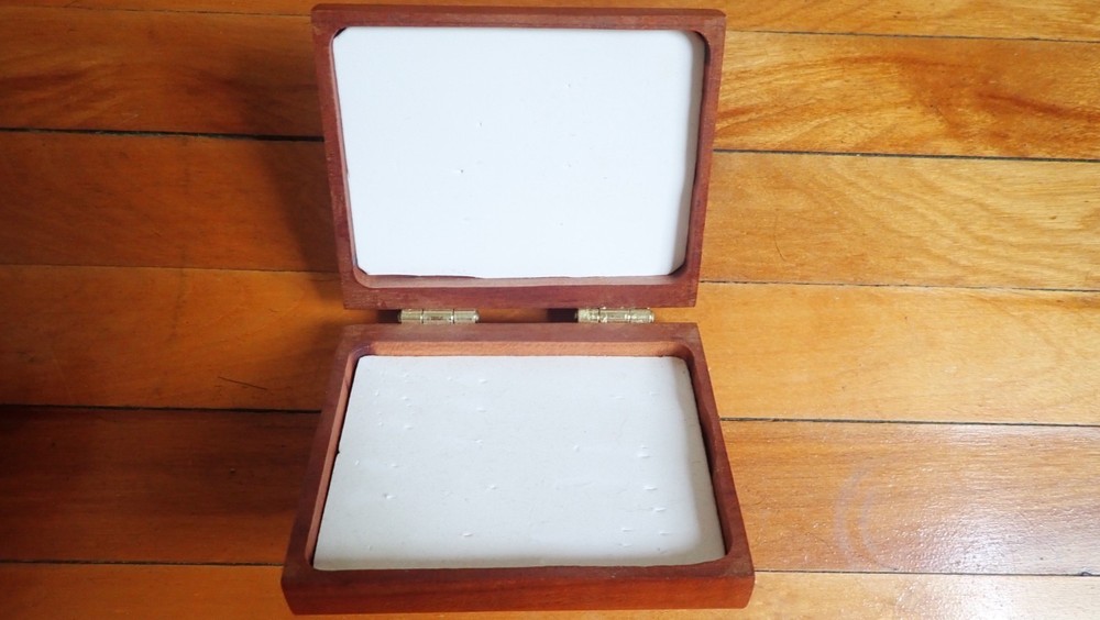 Wooden Fly Box with removable foam inserts